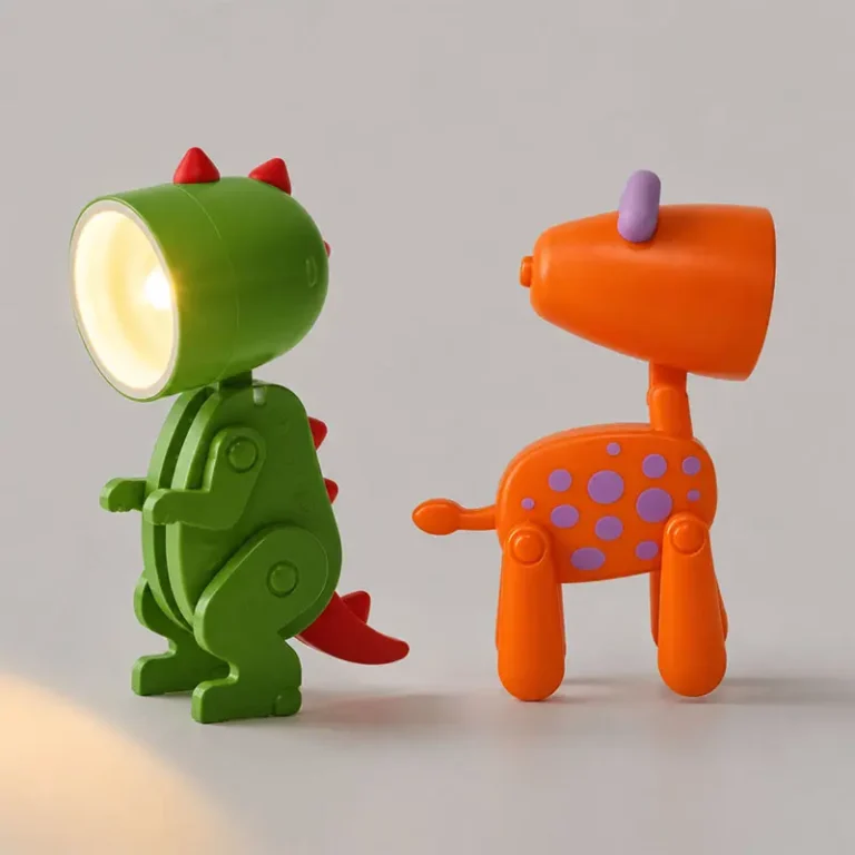 Mini-LED-Desk-Lamp-–-Cute-Dinosaur-&-Deer-Night-Light